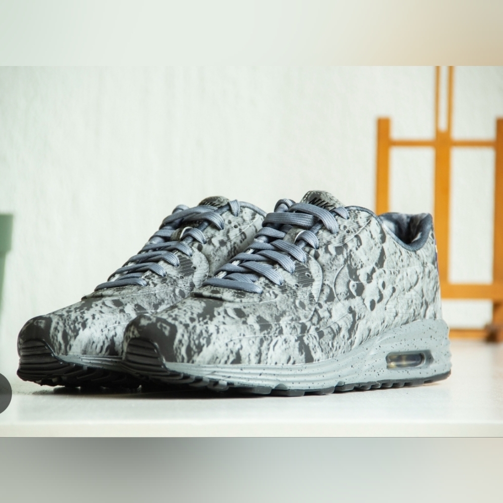 Authentic  reflective Air Max Lunar 90 SP 'Moon Landing' reflective